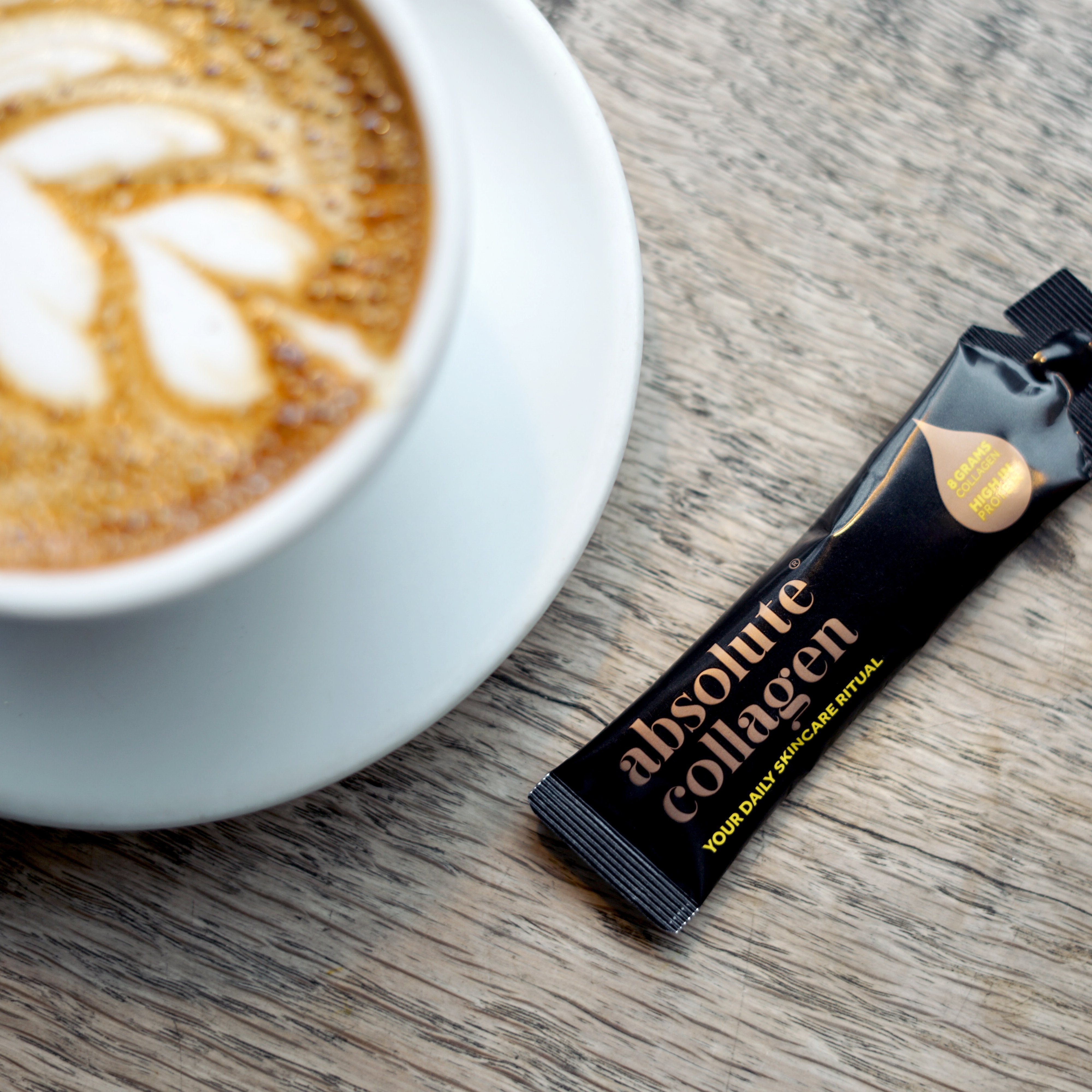 absolute collagen and coffee